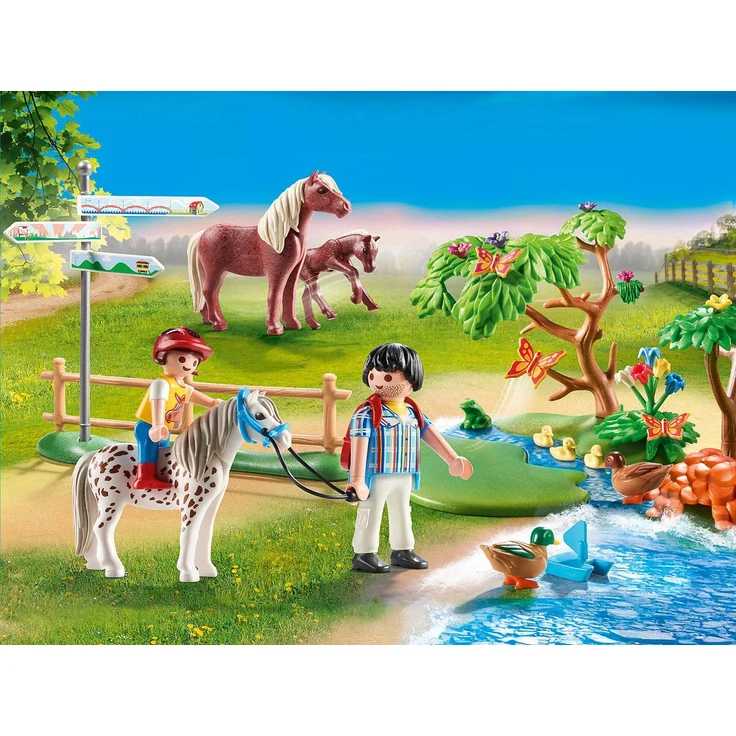 Playmobil Country 70512 'Fröhlicher Ponyausflug', 55 Teile, ab 4 Jahren – Bild 2