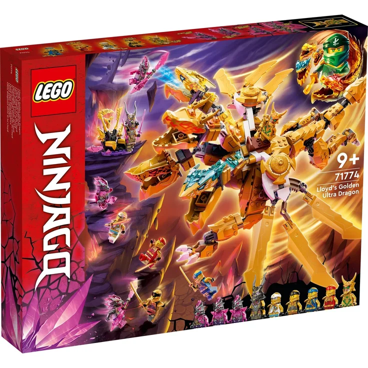 LEGO Ninjago 71774 'Lloyds Ultragolddrache', 989 Teile, ab 9 Jahren – Bild 3