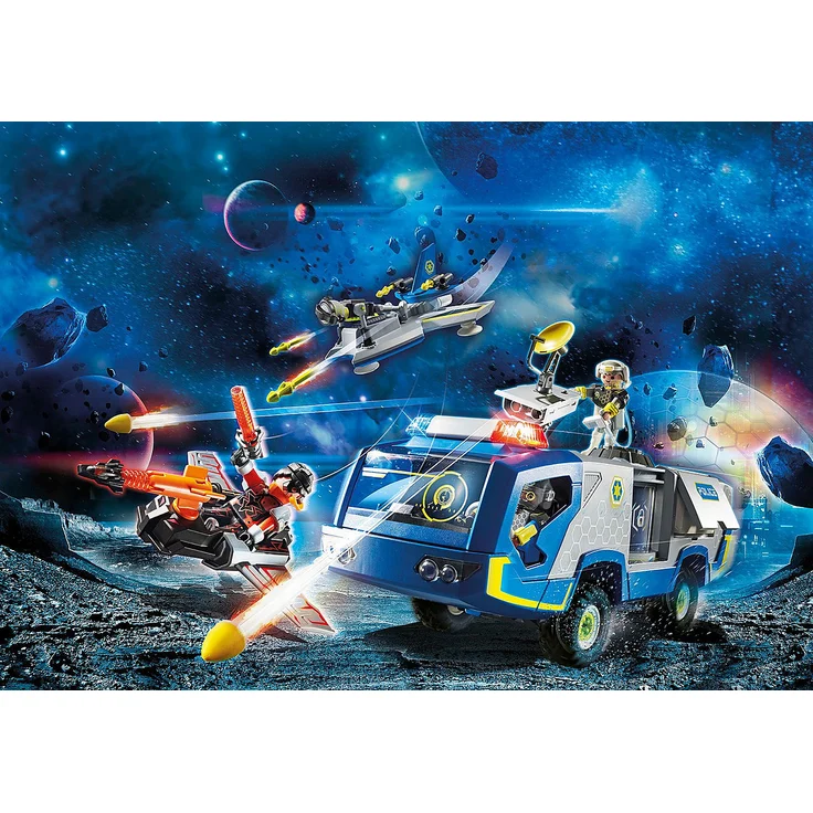 Playmobil Galaxy Police 70018 'Galaxy Police-Truck', 131 Teile, ab 5 Jahren, mit Lichteffekten – Bild 3