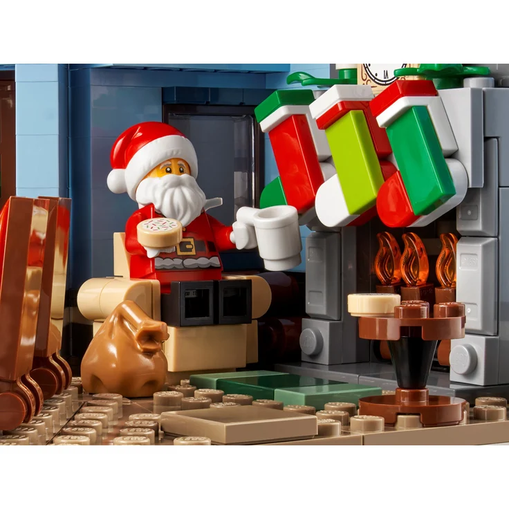 LEGO Icons 10293 'Besuch des Weihnachtsmanns', 1445 Teile, ab 18 Jahren – Bild 13