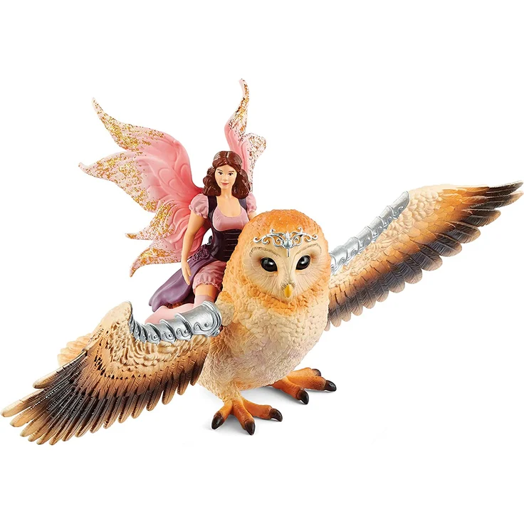Schleich bayala 70713 'Elfe auf Glitzer-Eule', ab 5 Jahren – Bild 4