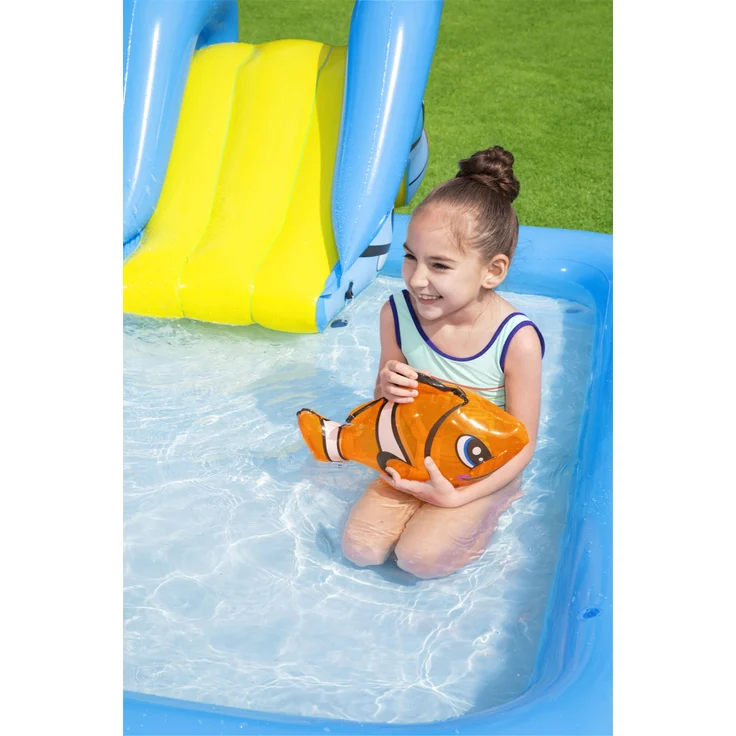 Bestway 'Wasserspielcenter "Aquarium"' 239 x 206 x 86 cm, ab 2 Jahren, inkl. Rutsche und Wasser-Sprüher – Bild 5