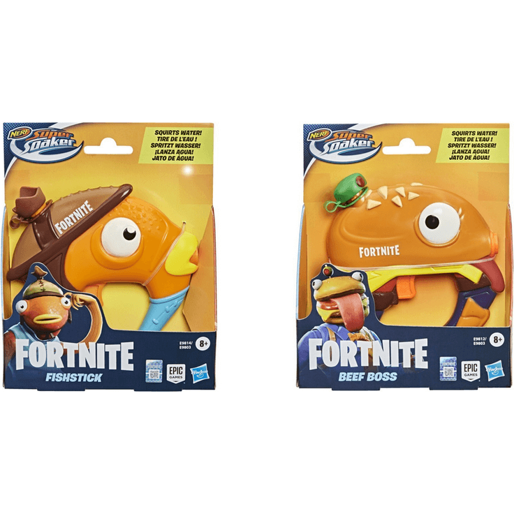 Hasbro Nerf Super Soaker Fortnite Wasserblaster, sort., 1 Stück, Auswahl zufällig