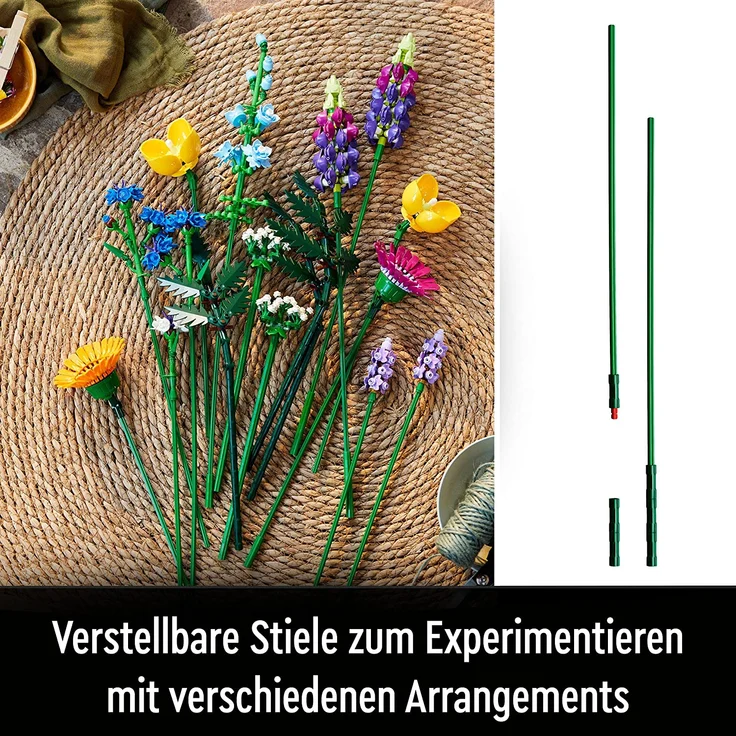 LEGO Icons 10313 'Wildblumenstrauß', 939 Teile, ab 18 Jahren – Bild 6