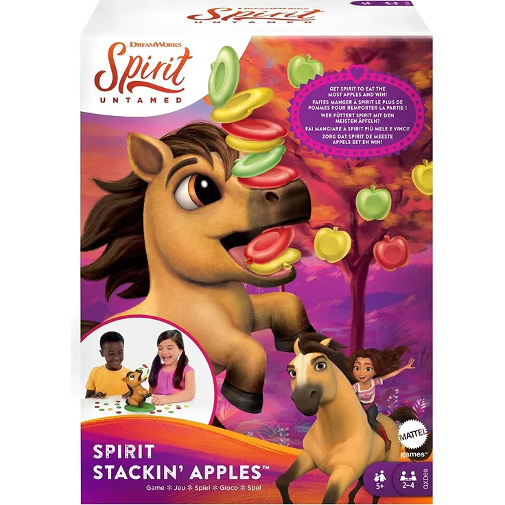 Mattel GXD69 Spirit Stackin Snackin Apples Game