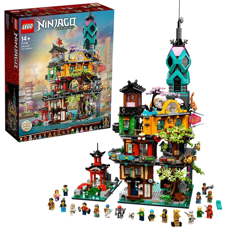 LEGO NINJAGO 71741 'Die Gärten von NINJAGO City', 5685 Teile, ab 14 Jahren