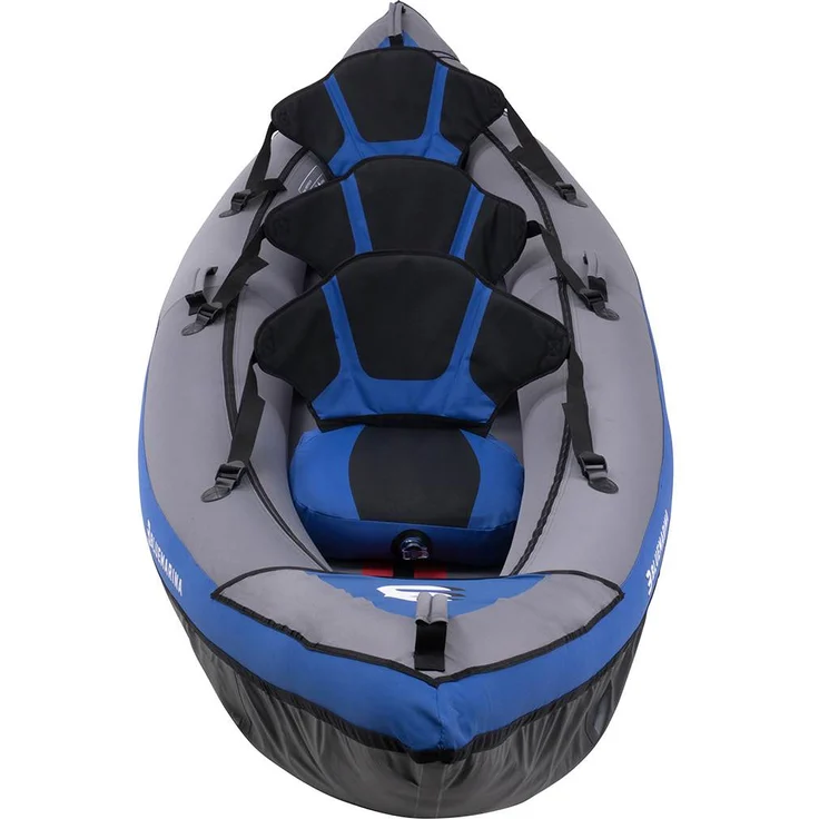 Bluemarina Kajak Samoa 3er Luftkajak Kanu aufblasbar Schlauchboot Paddelboot – Bild 5