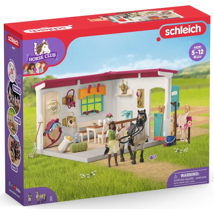 Schleich Horse Club 42591 'Sattelkammer', ab 5 Jahren, 85 Teile - Preisvergleich – Bild 1