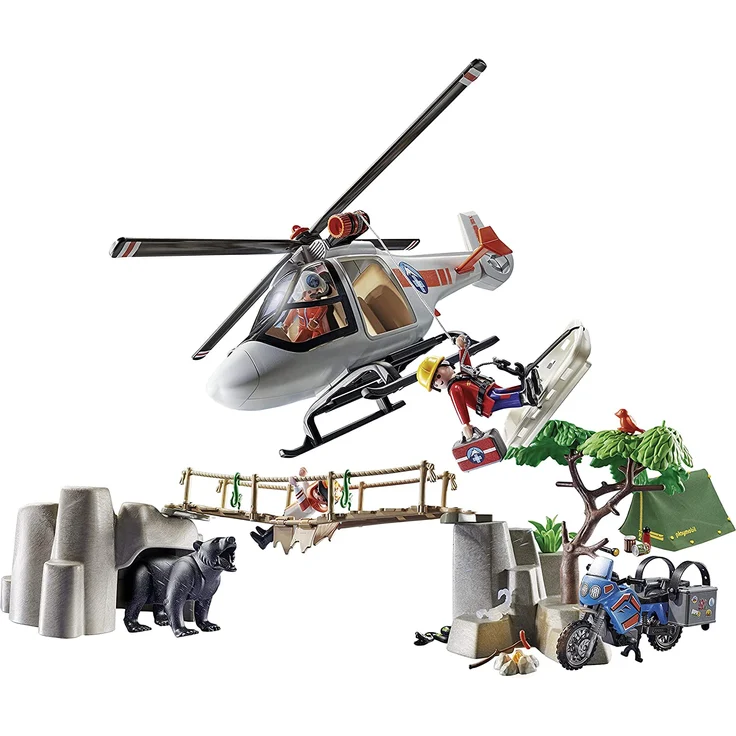 PLAYMOBIL Rescue Action 70663 'Berg Einsatzkommando', 79 Teile, ab 5 Jahren – Bild 2