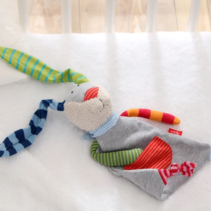 Sigikid 41274 - Schnuffeltuch Hase Ringeldingel – Bild 3