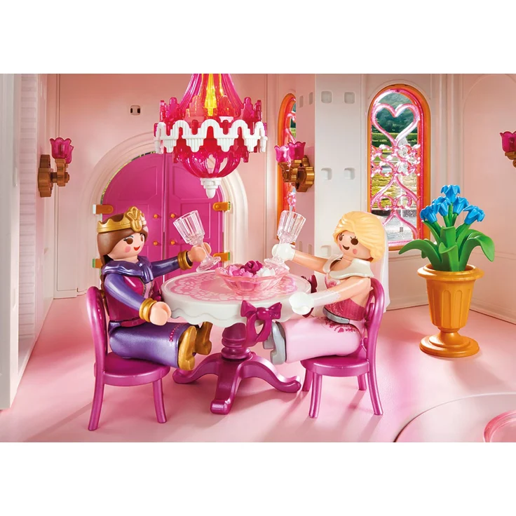Playmobil Princess 70447 'Großes Prinzessinnenschloss' mit drehbarer Tanzplatte, 648 Teile, ab 4 Jahren – Bild 5