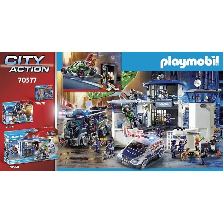 Playmobil City Action 70577 'Polizei-Kart: Verfolgung des Tresorräubers', 125 Teile, ab 4 Jahren – Bild 4