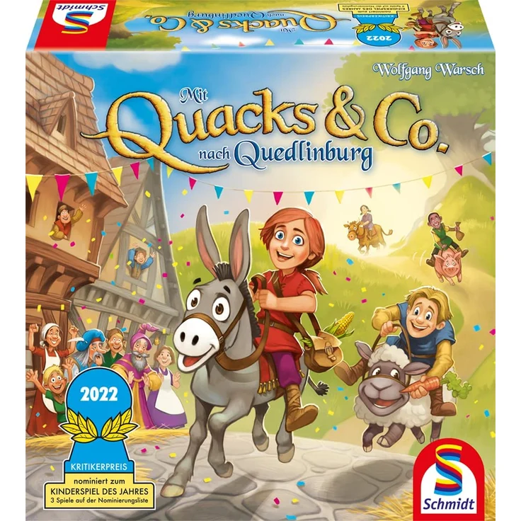 Smidt Spiele 'Mit Quacks & Co. nach Quedlinburg', Brettspiele, 2-4 Spieler, ab 6 Jahren, Deutscher Kinderspiele Preis 2022 – Bild 1