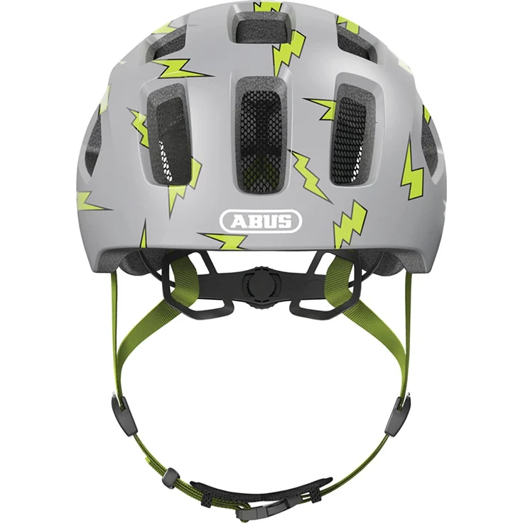 Abus 'Youn-I 2.0' Kinderfahrradhelm grey flash matt/shiny, Kopfumfang 48-54 cm, mit integriertem LED-Rücklicht – Bild 2