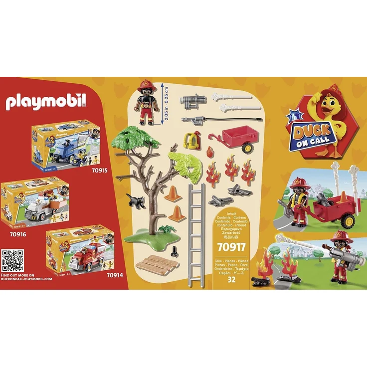 Playmobil DUCK ON CALL 70917 'Feuerwehr Action. Rette die Katze!', 32 Teile, ab 3 Jahren – Bild 3