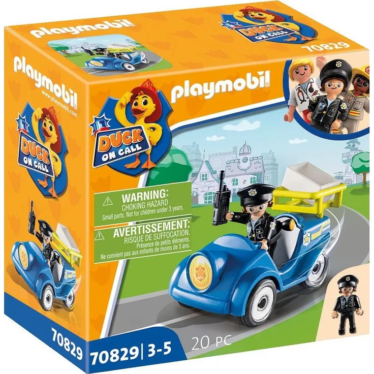 Playmobil DUCK ON CALL 70829 'Mini-Auto Polizei', 20 Teile, ab 3 Jahren