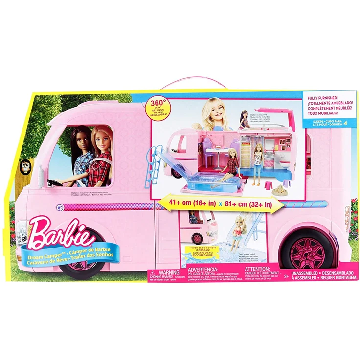 Barbie FBR34 'Super Abenteuer-Camper' Spielset, 60 cm lang, ab 3 Jahren – Bild 2