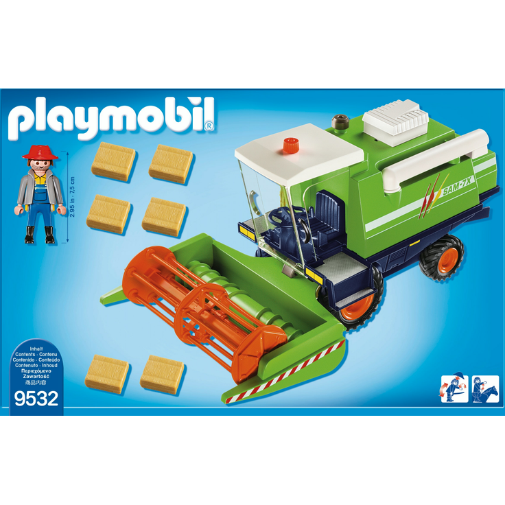 Playmobil Country 9532 'Mähdrescher', 8 Teile, ab 4 Jahren – Bild 2