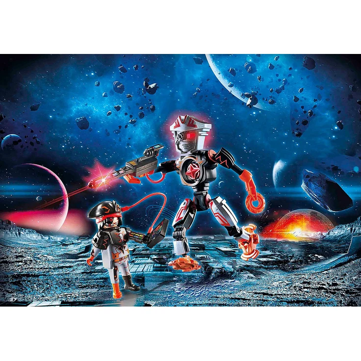 Playmobil Galaxy Police 70024 'Pirates-Roboter', 21 Teile, ab 5 Jahren, mit Lichteffekt – Bild 3