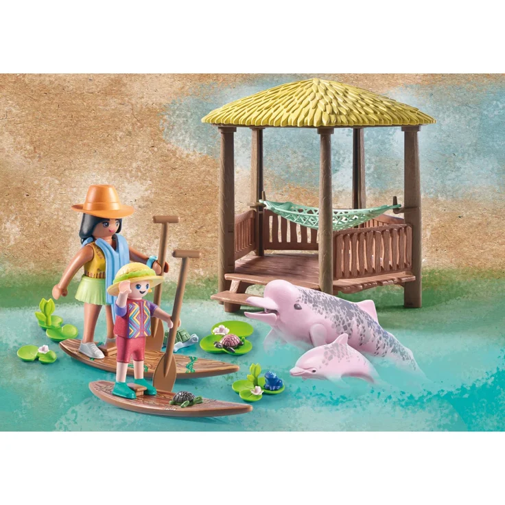 PLAYMOBIL Wiltopia 71143 'Paddeltour mit den Flussdelfinen', 44 Teile, ab 4 Jahren – Bild 5