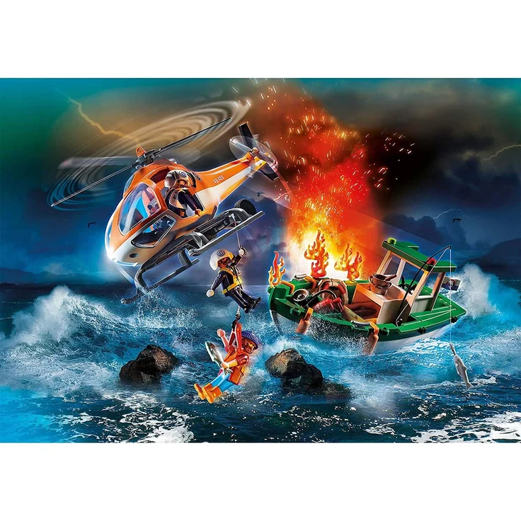 PLAYMOBIL Rescue Action 70491 'Coastal Fire Mission' , 55 Teile, ab 6 Jahren – Bild 6