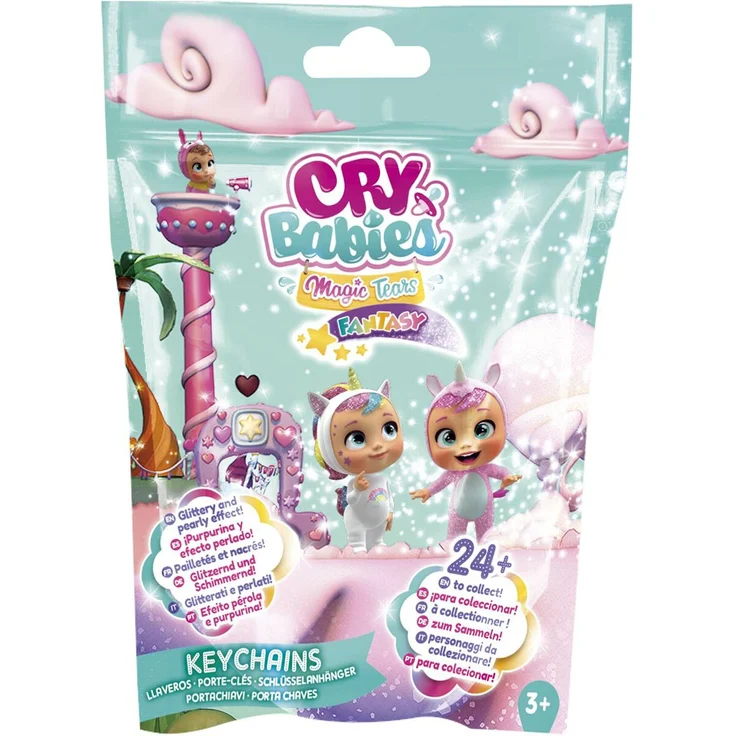 CRY BABIES MAGIC TEARS Schlüsselanhänger, 7cm, ab 3 Jahre, 1x Stück, zufällige Auswahl – Bild 3