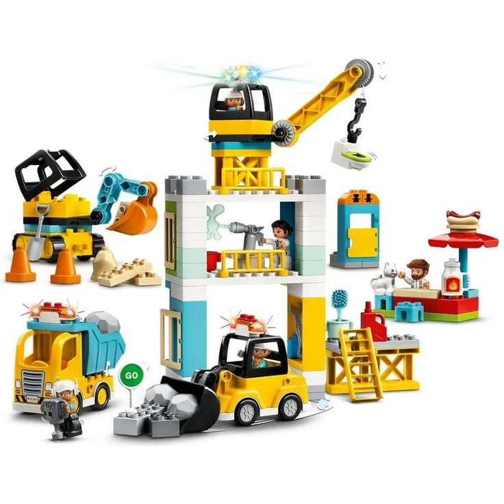 LEGO DUPLO® Baustelle - Große Baustelle mit Licht und Ton 10933 – Bild 1