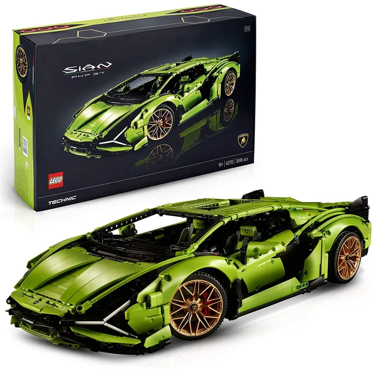 LEGO Technic 42115 'Lamborghini Sián FKP 37', 3696 Teile, ab 18 Jahren, originalgetreues Modell