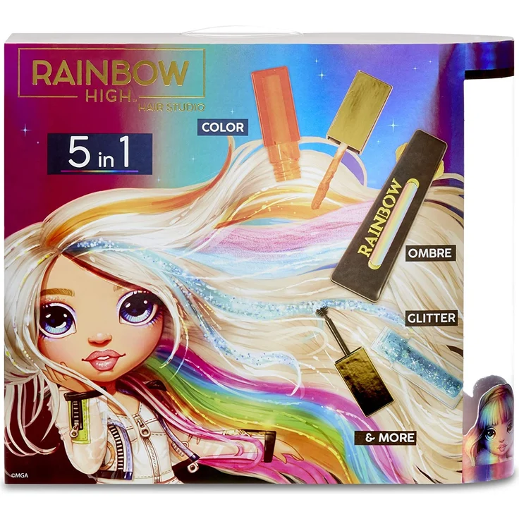 Rainbow High 'Haarstudio', ab 6 Jahren, mit Fashion Style Puppe Amaya Raine – Bild 6