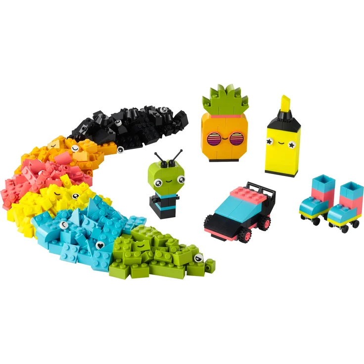 LEGO Classic 11027 'Neon Kreativ-Bauset', 333 Teile, ab 5 Jahren – Bild 2
