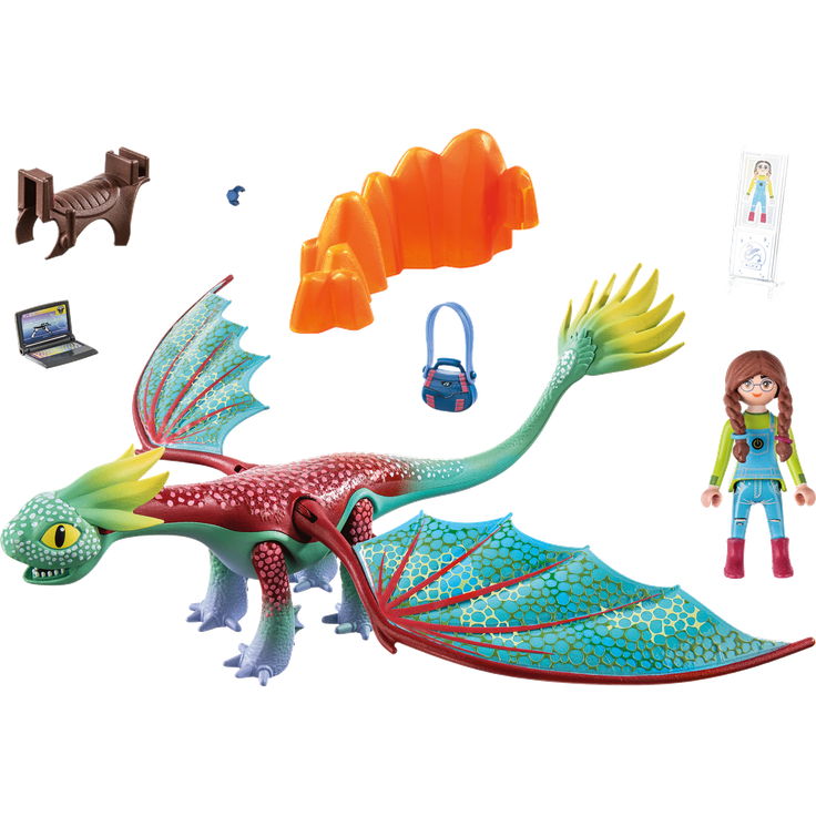 Playmobil Dragons Nine Realms 71083 'Feathers & Alex', 14 Teile, ab 4 Jahren – Bild 2