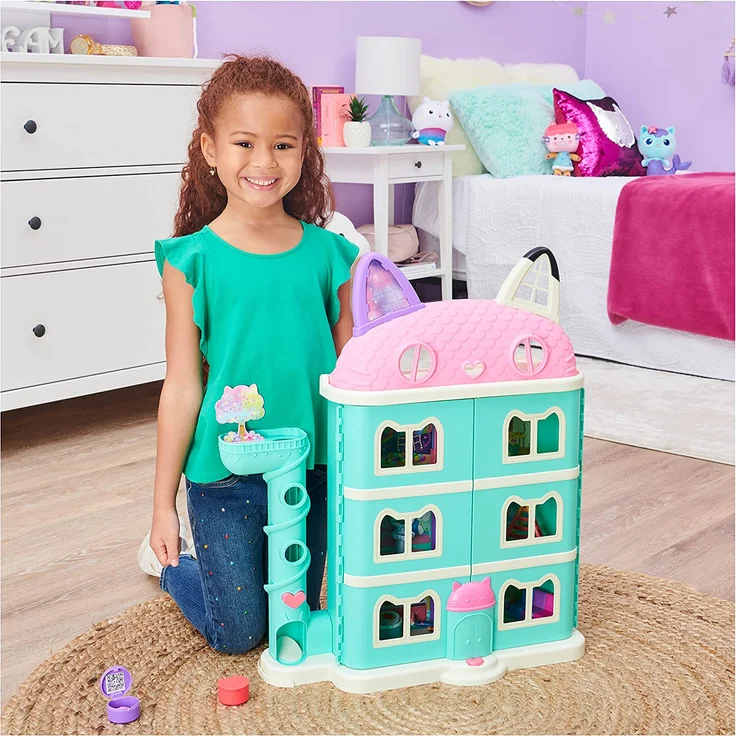 Gabby's Dollhouse 'Gabby's Purrfect Dollhouse' Puppenhaus, ab 3 Jahren, 15 Teile, mit Geräuscheffekten – Bild 6