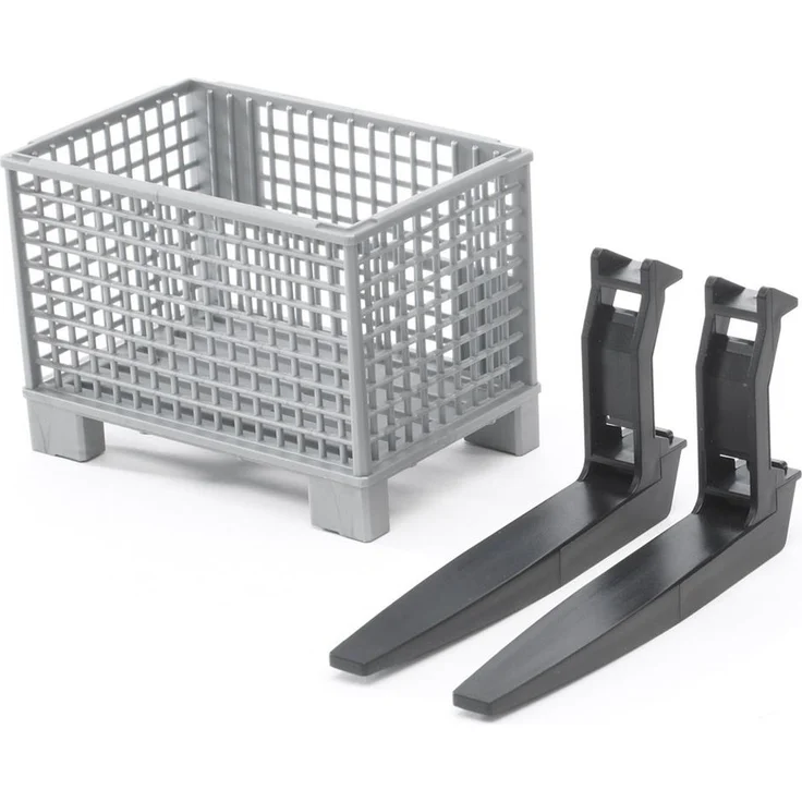 Bruder 02318 'Seilwinde und Frontladergabeln' Fahrzeug Zubehör, ab 3 Jahren, Maßstab 1:16 – Bild 3