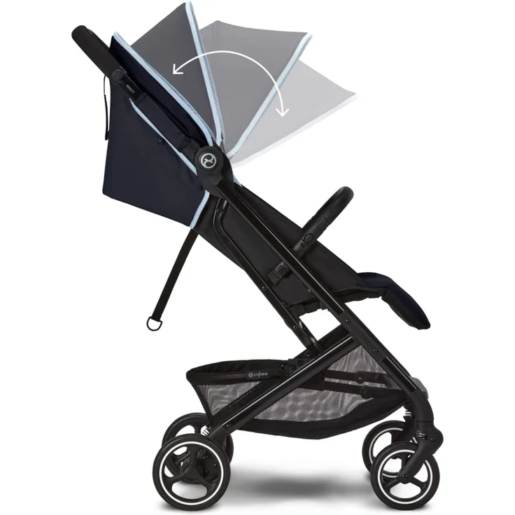 Cybex Gold 'Beezy' Buggy mit One-Pull Harness, ab Geburt bis ca. 4 Jahre (max. 22 kg), Kompakt und ergonomisch, Ocean Blue (Blau) – Bild 2