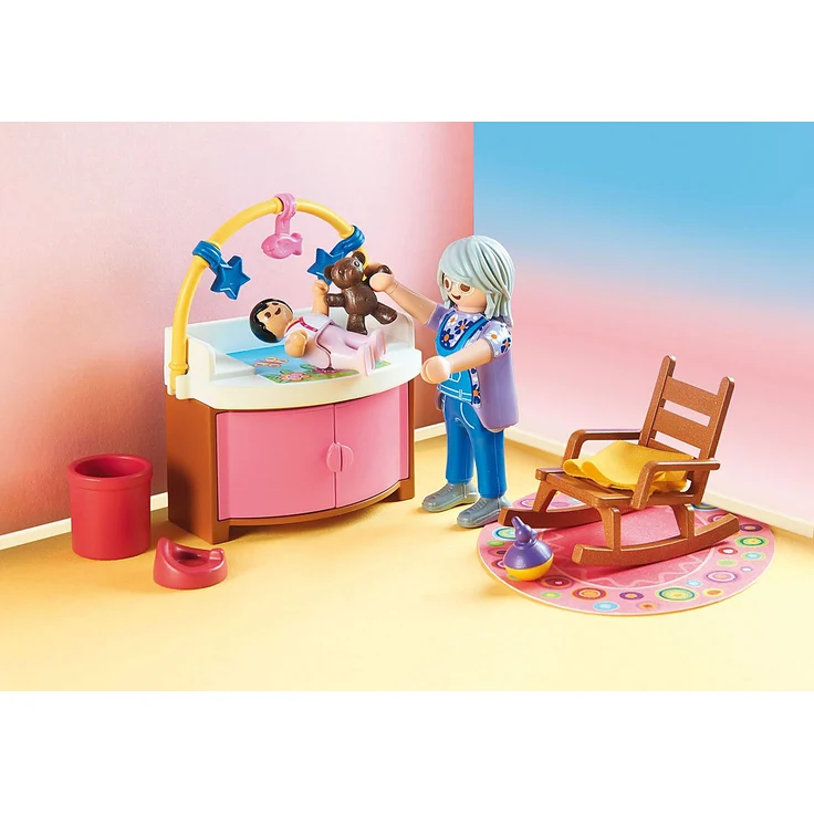 Playmobil Dollhouse 70210 'Babyzimmer', 43 Teile, ab 4 Jahren – Bild 6