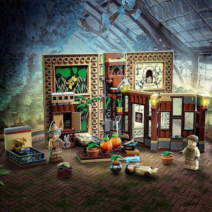 LEGO Harry Potter 76384 'Hogwarts™ Moment: Kräuterkundeunterricht', 233 Teile, ab 8 Jahren, Bauset in Buchform – Bild 7
