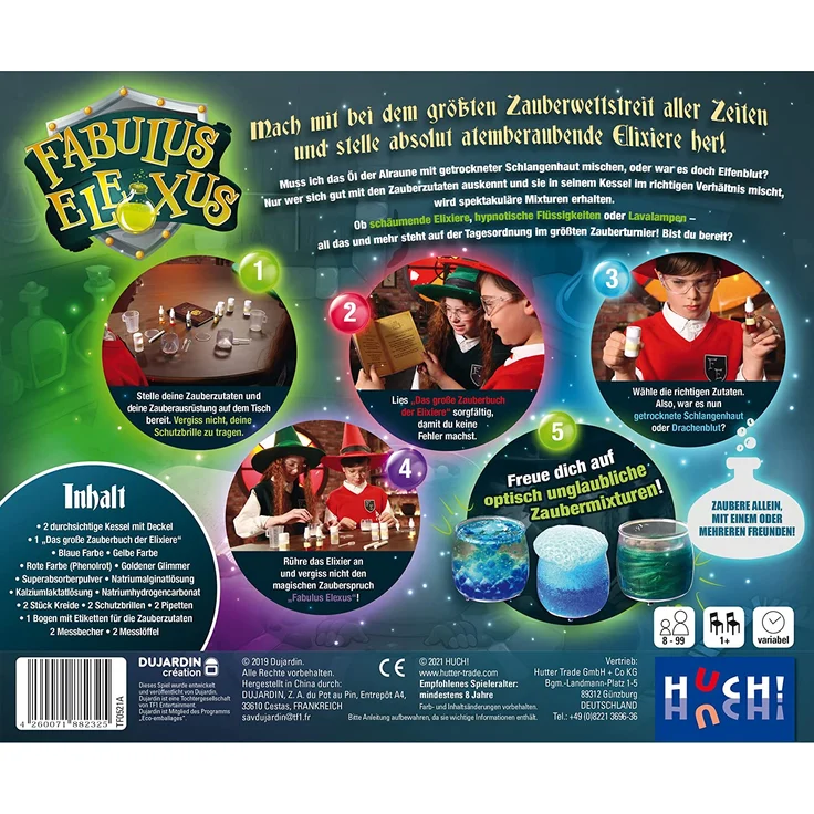 HUCH 'Fabulus Elexus' Baukasten, ab 8 Jahren, 1+ Spieler – Bild 3