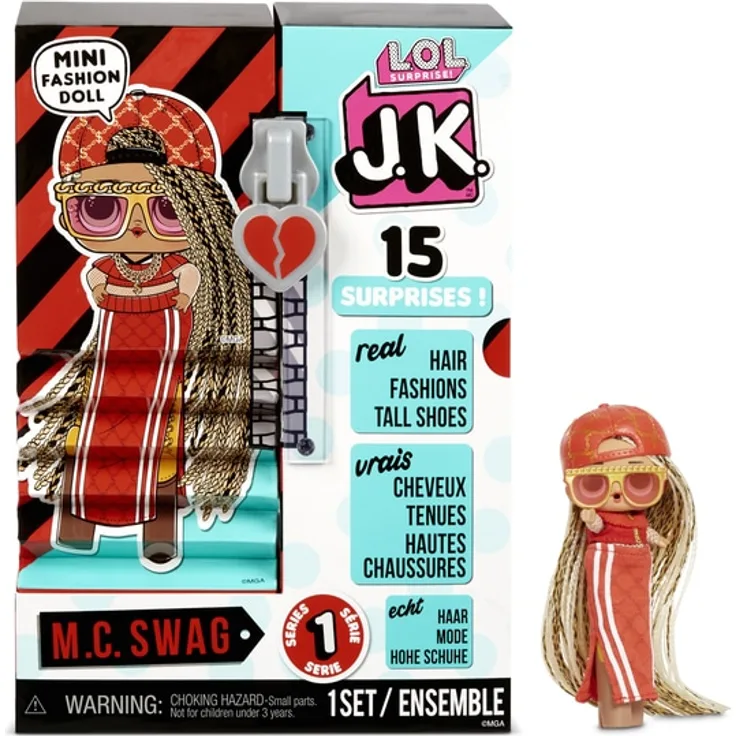 L.O.L. Surprise J.K. Doll- M.C. Swag | 570769E7C - Spielfigur, Puppe