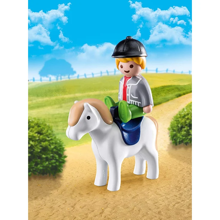 Playmobil® 70410 - 1. 2. 3 - Junge mit Pony – Bild 3
