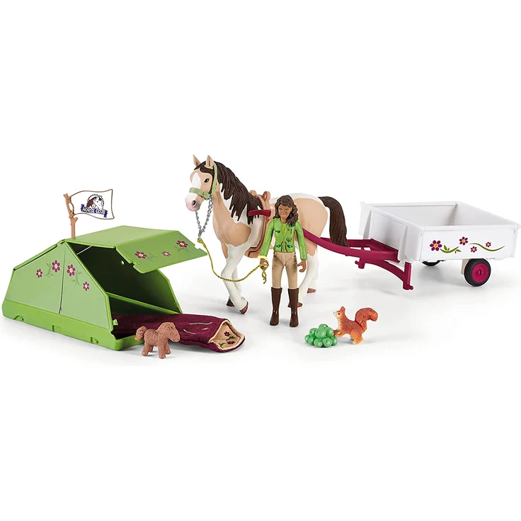Schleich Horse Club 42533 'Sarahs Campingausflug', ab 5 Jahren, 12 Teile - Preisvergleich – Bild 2
