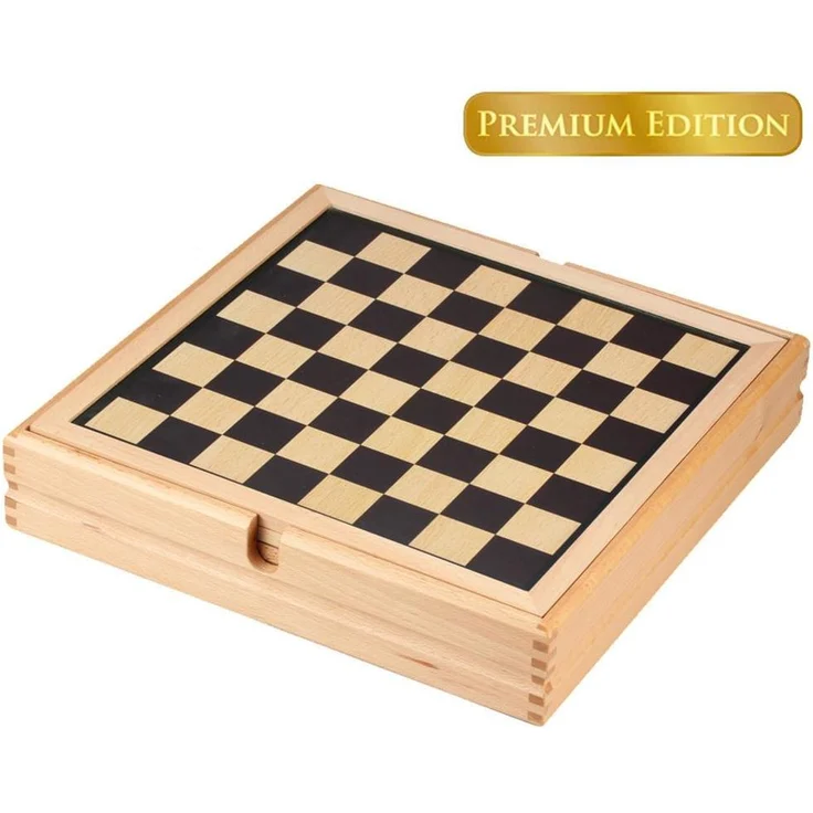Philos 'Holz-Spielesammlung 100, Premium Edition', ab 6 Jahren, 1+ Spieler, 10+ min Spielzeit, 100 Spielmöglichkeiten – Bild 2