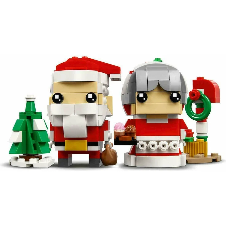 LEGO BrickHeadz 40274 'Herr und Frau Weihnachtsmann', 341 Teile, ab 10 Jahren – Bild 5