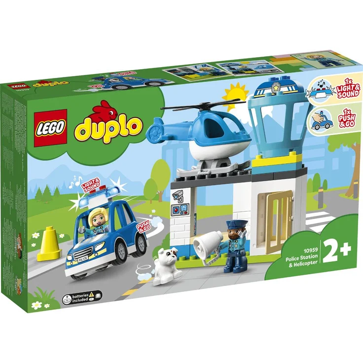 LEGO DUPLO 10959 'Polizeistation mit Hubschrauber', 40 Teile, ab 2 Jahren – Bild 5