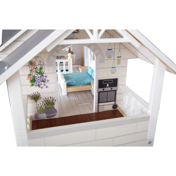 Small Foot 11802 'Puppenhaus Stadtvilla', ab 3 Jahren, 63 x 32 x 76 cm, aus Holz – Bild 5