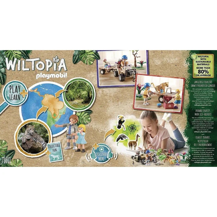 Playmobil Wiltopia 71011 'Tierrettungs Quad', 58 Teile, ab 4 Jahren – Bild 4