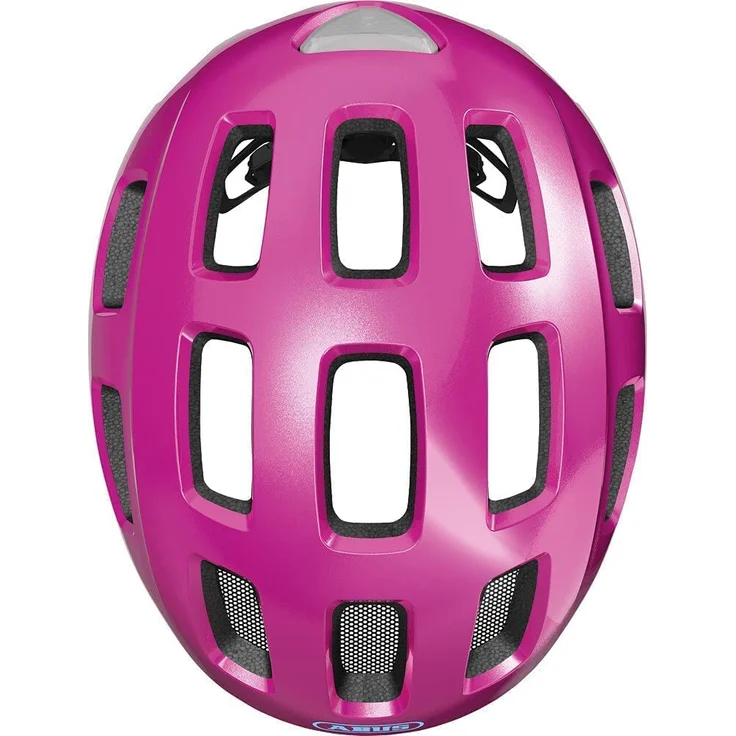 Abus 'Youn-I 2.0' Kinderfahrradhelm sparkling pink, Kopfumfang 48-54 cm, mit integriertem LED-Rücklicht – Bild 5