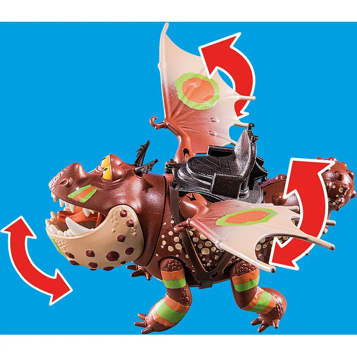 PLAYMOBIL Dragons 70729 'Dragon Racing: Fischbein und Fleischklops' 14 Teile, ab 4 Jahren – Bild 4