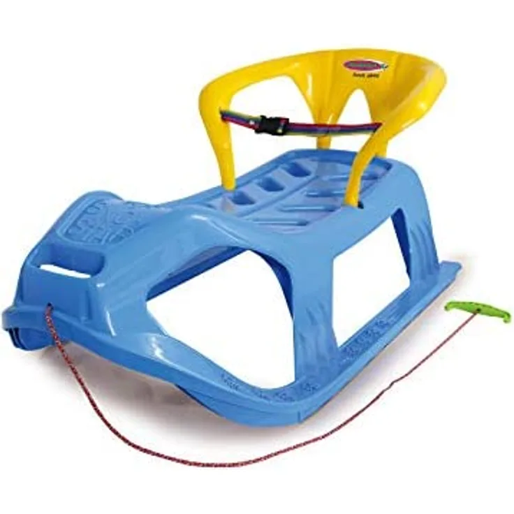 Snow Play Schlitten Snow-Star 90cm blau mit Lehne
