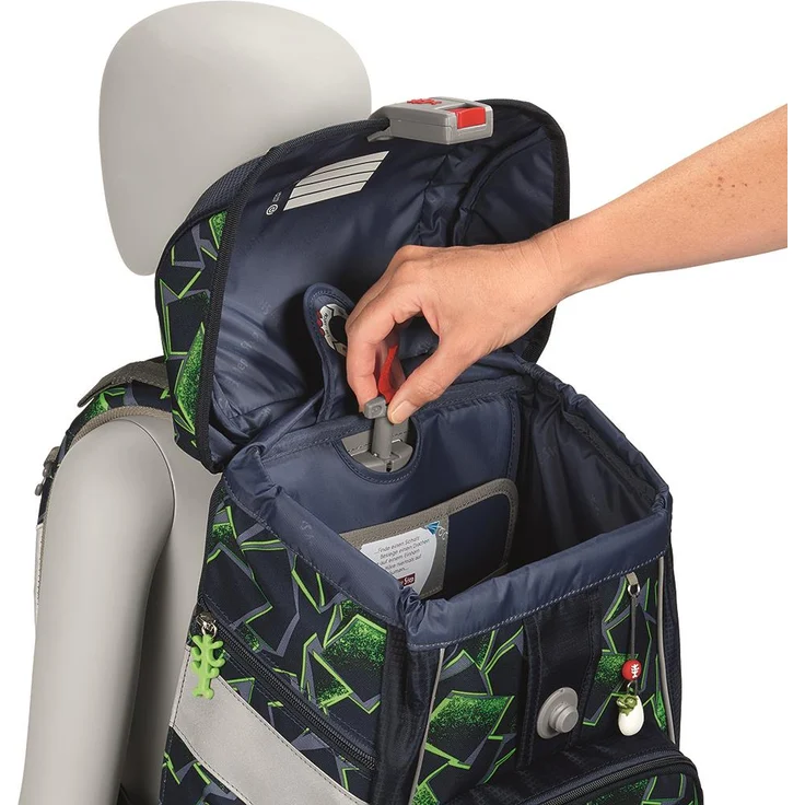 Step by Step 2in1 Plus 'Wild T-Rex Taro', Schulranzen-Set 6-teilig, 19 Liter, Grün-Schwarz – Bild 4