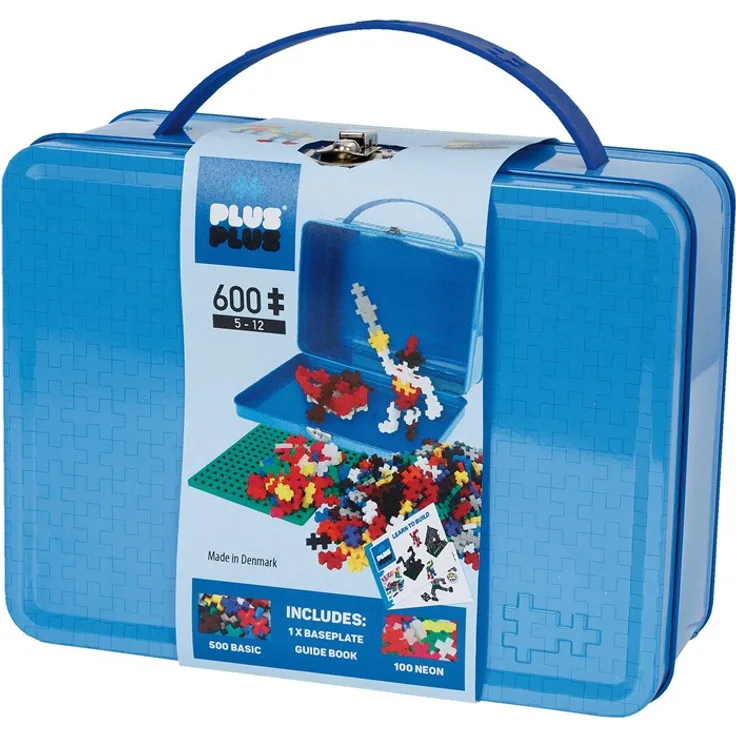 Plus-Plus 7002 'Blaue Metall-Box', 600 Teile, ab 5 Jahren